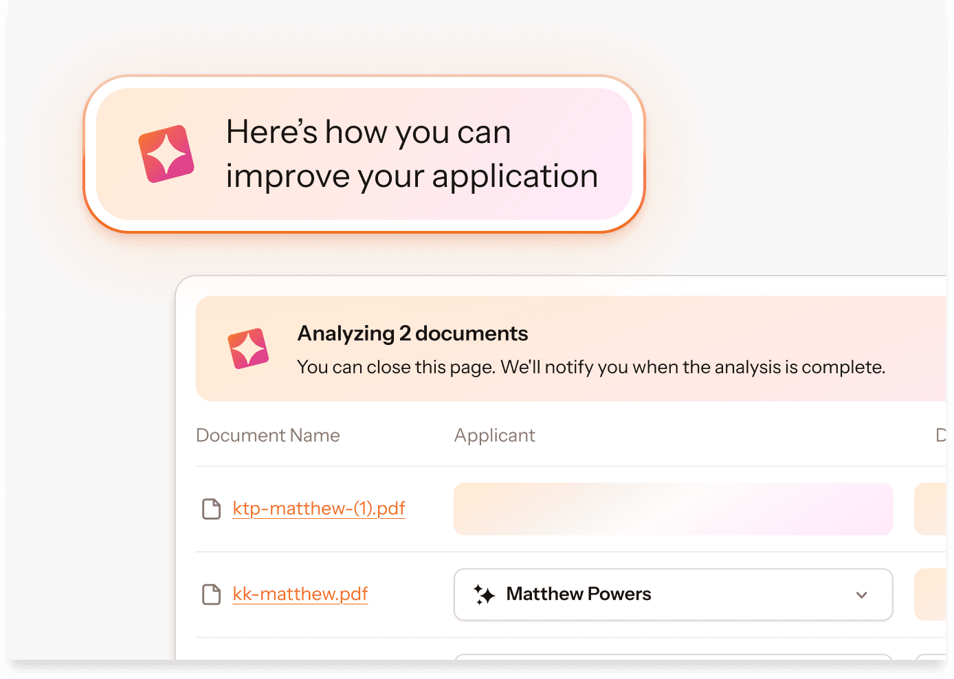 Upload and Verify preview