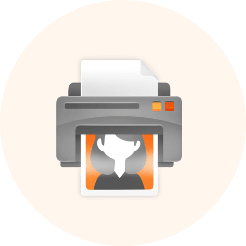 Placeholder for photo printing